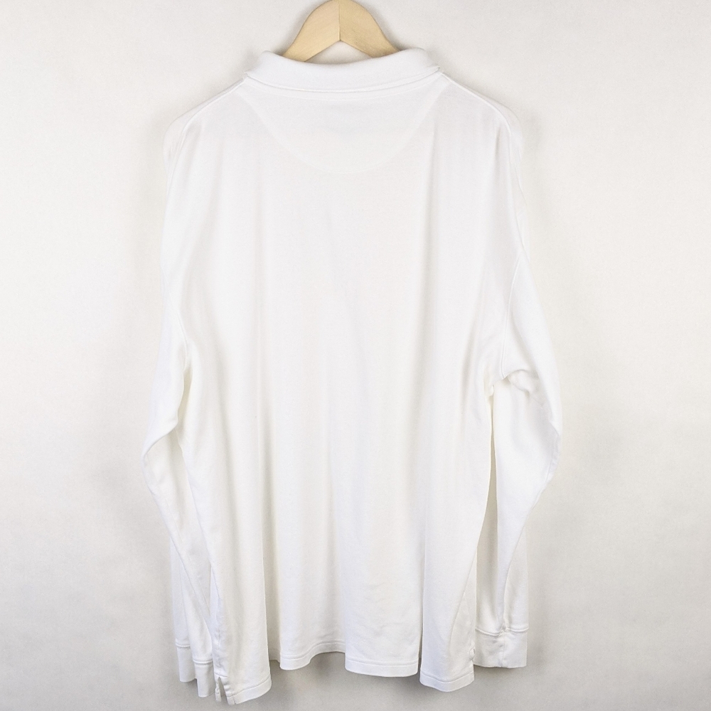 Cambridge Classics White Long-sleeved Polo Shirt - Picture 3 of 5